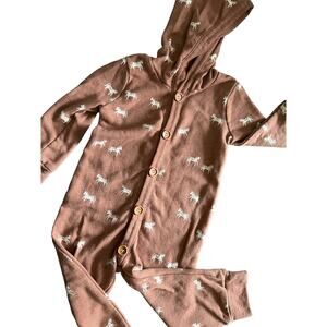 Lulu And Roo Hooded Romper